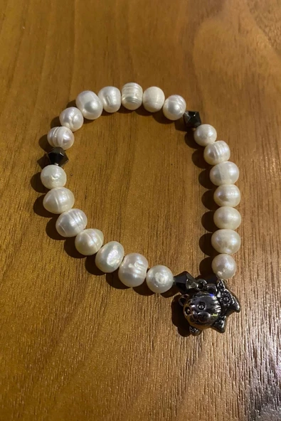 Çİn Takvimi Burçları Çharm İnci Doğal Taş Bileklik Hand Made El İşi Feng Shui Ejderha Yılı Koruyucu Hayvan Tiger Kaplan