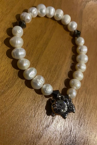 Çİn Takvimi Burçları Çharm İnci Doğal Taş Bileklik Hand Made El İşi Feng Shui Ejderha Yılı Koruyucu Hayvan Tiger Kaplan - 6