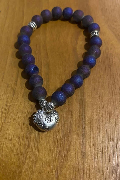 Çİn Takvimi Burçları Çharm Titanyum Doğal Taş Bileklik Hand Made El İşi Feng Shui Ejderha Yılı Koruyucu Hayvan Horoz Roo - 7