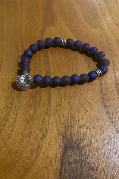 Çİn Takvimi Burçları Çharm Titanyum Doğal Taş Bileklik Hand Made El İşi Feng Shui Ejderha Yılı Koruyucu Hayvan Horoz Roo - 6