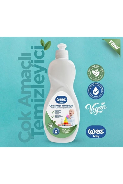 Wee Baby Vegan Çok Amaçlı Temizleyici 500 ml (%100 Doğal Özlü)