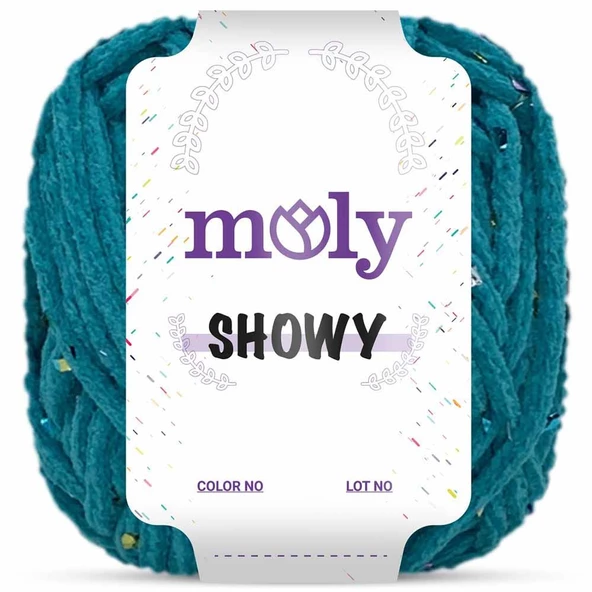 Moly Showy Örgü İpi ( 100 Gram ) Petrol Yeşil - 3
