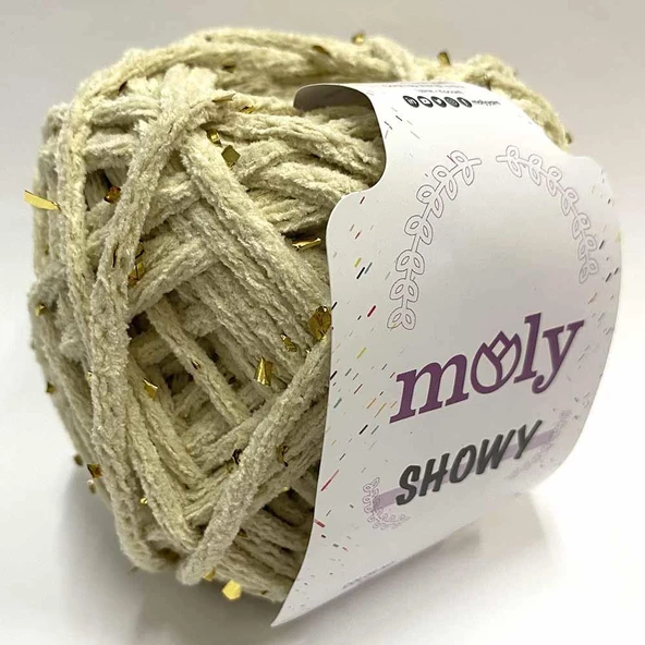 Moly Showy Örgü İpi ( 100 Gram ) Krem