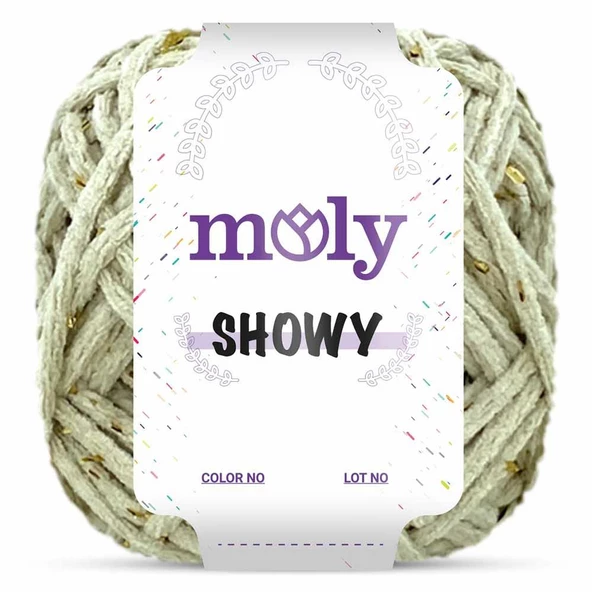 Moly Showy Örgü İpi ( 100 Gram ) Krem - 3