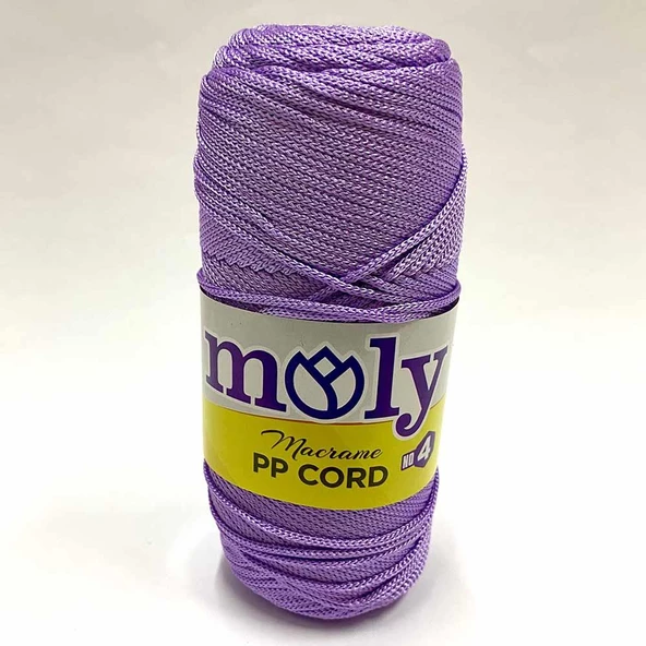 NO:4 Polyester Makrome İpi Lila ( 200 Gr )