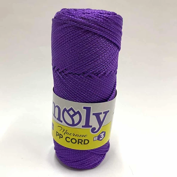 Moly Polyester Makrome İpi Mor ( 100 Gr )