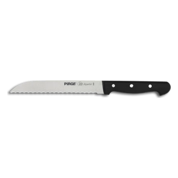 Pirge Pro Superior Ekmek Bıçağı 17,5 cm Siyah
