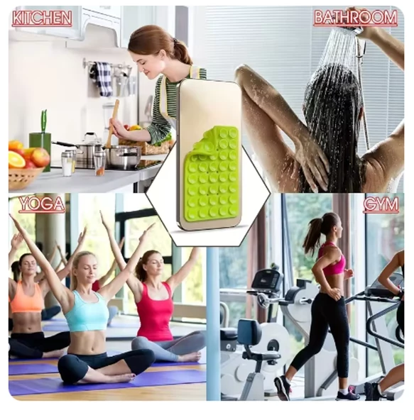 qasul Vantuzlu Pratik Otomobil Araba Torpido Cep Telefonu Sabitleme Pedi Tutucu Güçlü Sağlam - 4