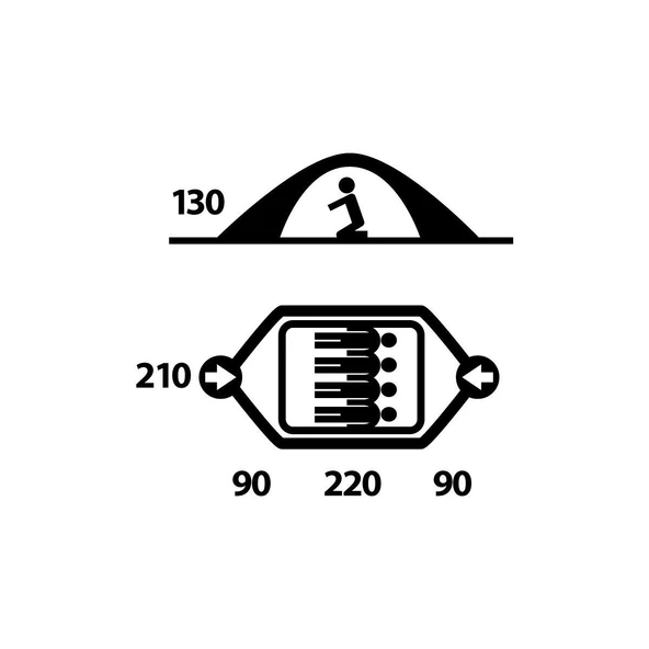 HUSKY BRIGHT YESIL 4 KISILIK CADIR - Resim 2