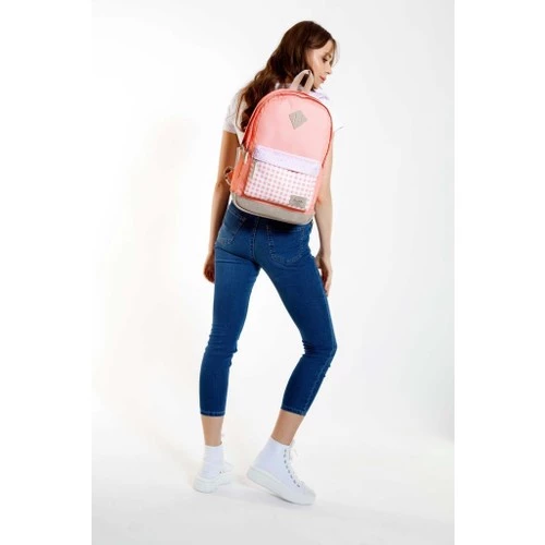 Kaukko Wıchlıght Sırt Çantası (plaıd Somon)krn-K1644 - Resim 2