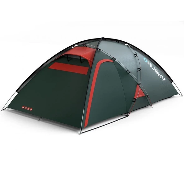 HUSKY FELEN YESIL 3+1 KISILIK CADIR - Resim 2