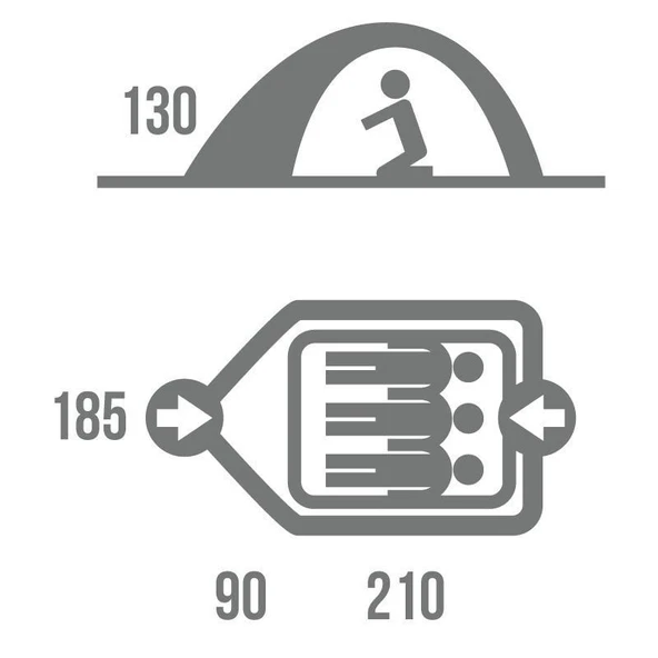 HUSKY BEAST 3 KISILIK CADIR - Resim 4