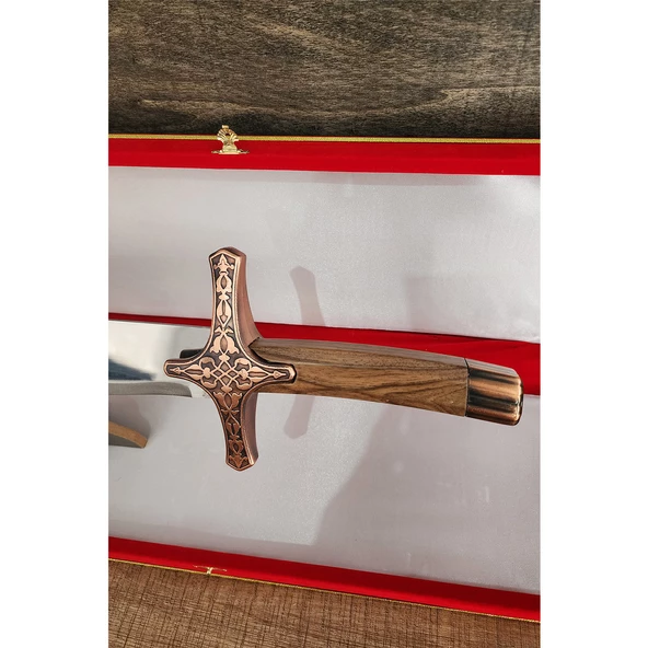 Zülfikar Seri Kılıç Paslanmaz Çelik Dekoratif Hediyelik Büyük Boy 1. Kalite Stantlı ve Özel Kutulu - 3