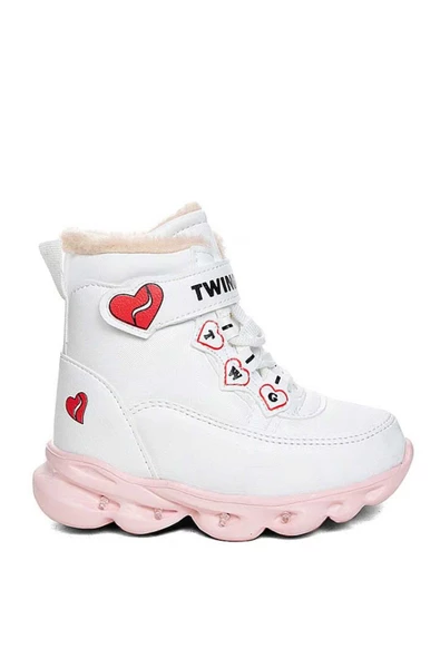 Bebe İçi Kürklü Işıklı Spor Bot - Resim 2