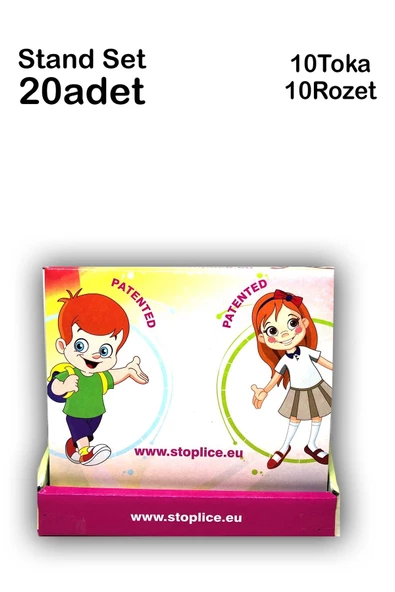 Stopper Doğal Kokulu Bit Tokası 20Li Stand Set - 3