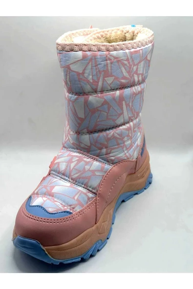 Çocuk Kar Botu İçi Yünlü Kaymaz Taban - 3