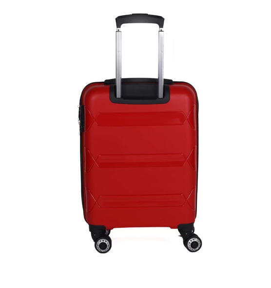 Hotowa Gold PP Valiz 8011 Kırmızı TSA Kilitli Üçlü Set - 3