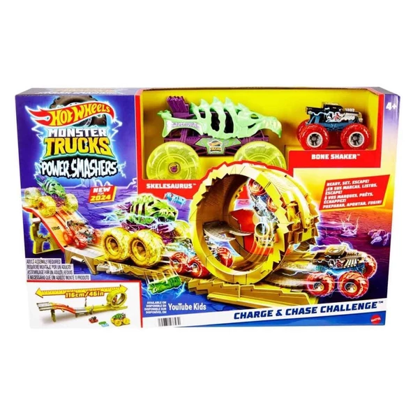 Hot Wheels Monster Trucks Power Smashers HXT05 Lisanslı Ürün - 2