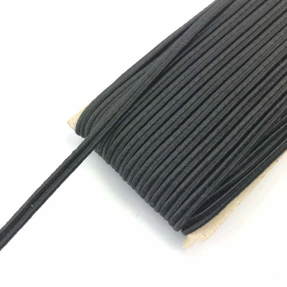 Bebe Lastik ( 20 Metre ) Siyah