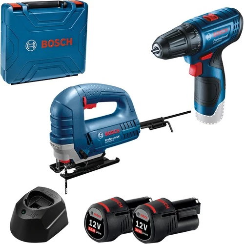 Bosch Gst 8000 E Dekupaj Testere + Gsr 120-li Akülü Vidalama İkili Set