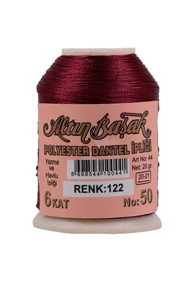 3 Adet Altınbaşak Oya ve Dantel İpi 20 gr - Royaleks - No: 122 - 3