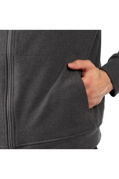 Trespass MATOSWTR0009-DGM Hackforth - Male Casual Hoodie Erkek Sweatshirt - 4