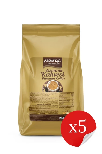 Osmanlı Kahvesi Toz 5x1000 Gr