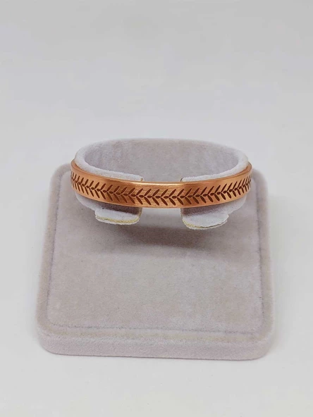 Motifli Bakır Bileklik (52538) - Resim 3