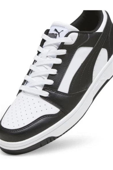 Puma Rebound v6 Low Siyah/Beyaz Erkek Sneaker - 392328 01