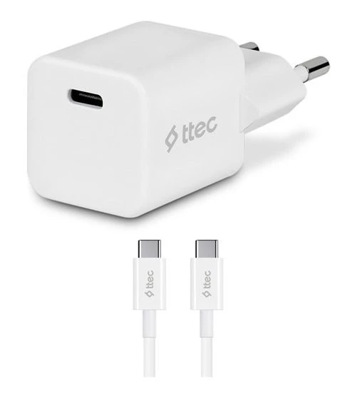 Ttec SmartCharger Pro 20W PD Hızlı Şarj Aleti USB-C-USB-C