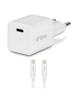 Ttec SmartCharger 20W PD Seyahat Hızlı Şarj Aleti+USB-C-Lightning