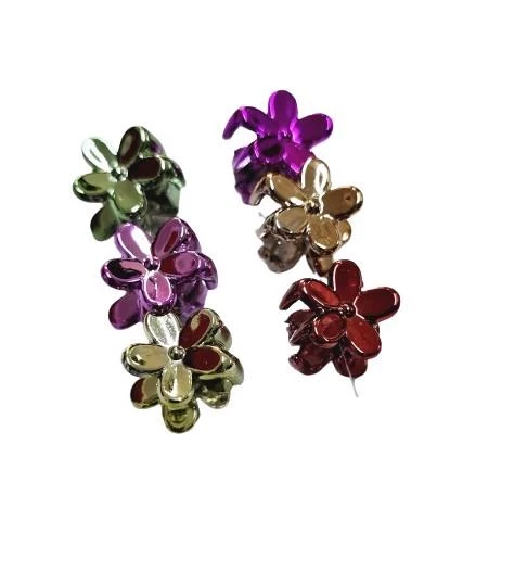 Çiçekli Kız Çocuk Toka 6lı ST07750 - 2