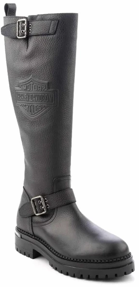 Harley Davidson 026Z100027 Trouble Deri Kadın Çizme - Resim 3