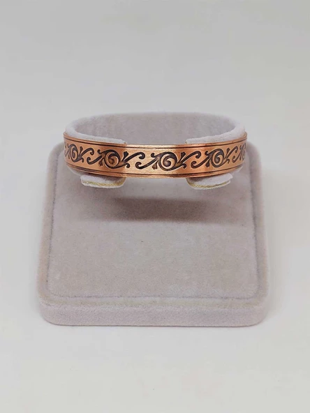 Motifli Bakır Bileklik (52688) - Resim 2