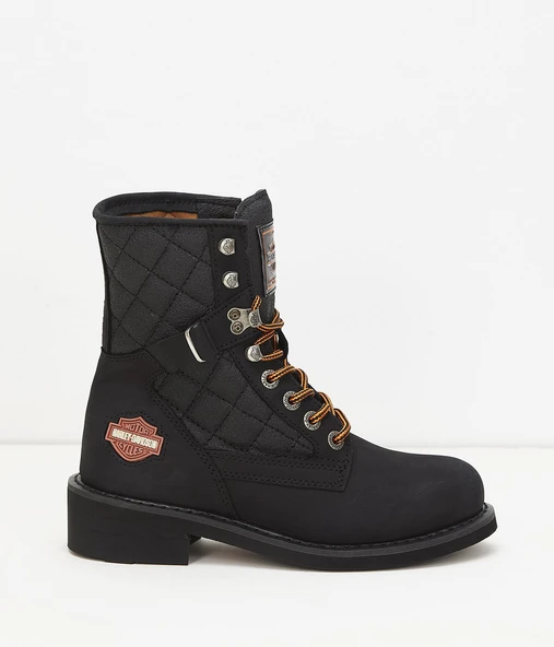 Harley Davidson 025G100078 New Worker Deri Postal Kadın Bot - Resim 3