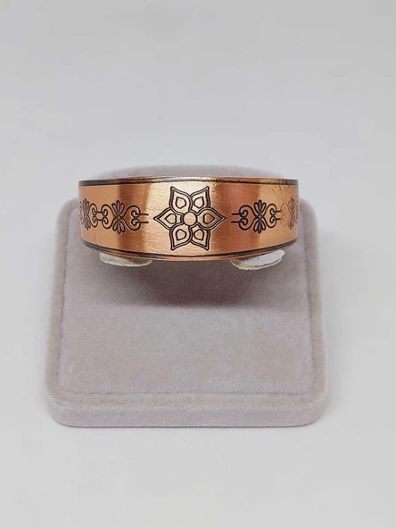 Çiçek Sembollü Bakır Bileklik (52656) - Resim 2