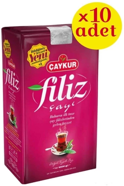 Çaykur Filiz Siyah Dökme Çay 10 x 1 Kg