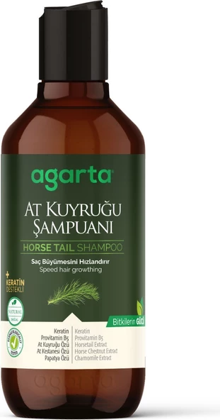 Agarta Doğal At Kuyruğu Özlü Saç Uzatan Şampuan 400 ml - 4