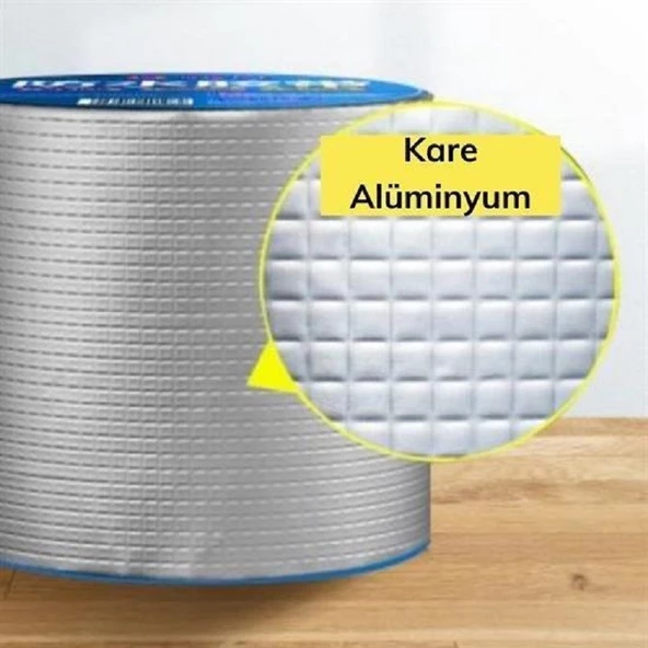 Yüksek Sıcaklık Dayanan Su Geçirmez Çatı Boru Duvar Çatlak Yapışkan Bant Folyo 5 mt x 10 cm - 4