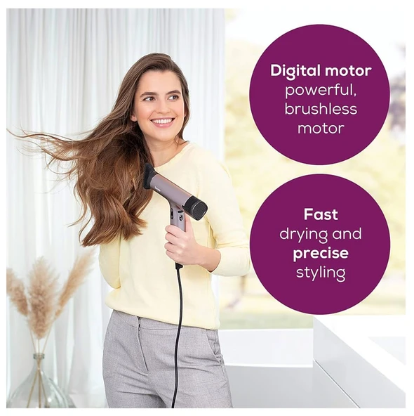 Beurer HC 100 1700 W Excellence Leylak Saç Kurutma Makinesi - 3