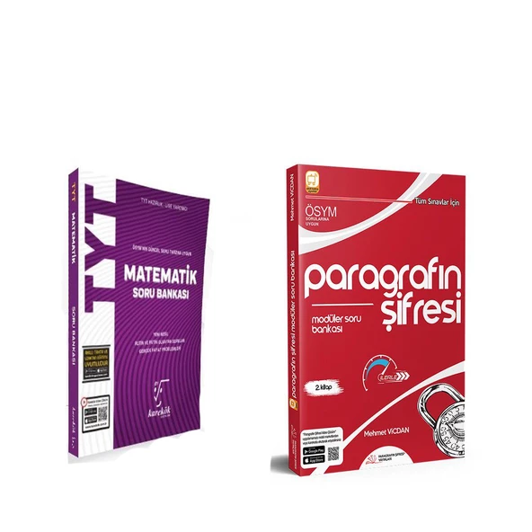 Karekök TYT Matematik ve Parağrafın Şifresi Modüler Soru Bankası 2 Kitap Set
