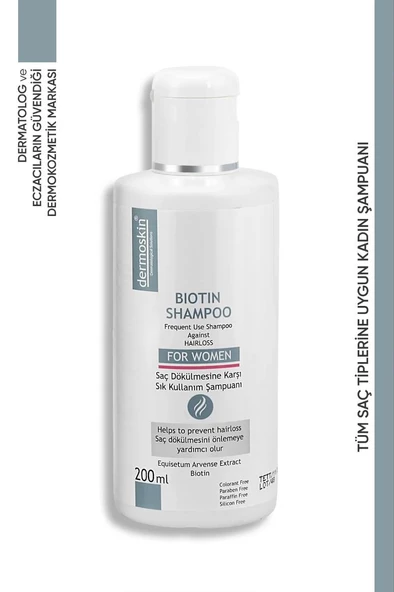 Dermoskin Biotin Şampuan Kadın 200 ml