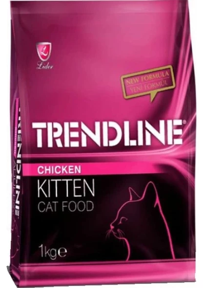 TRENDLİNE Kitten Tavuklu Yavru Kedi Maması 1 kg