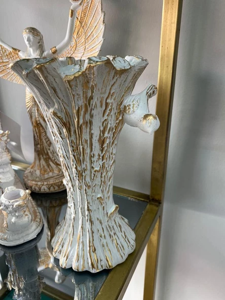 Şamdan mumluk şamdan polyester kütük mum - 6