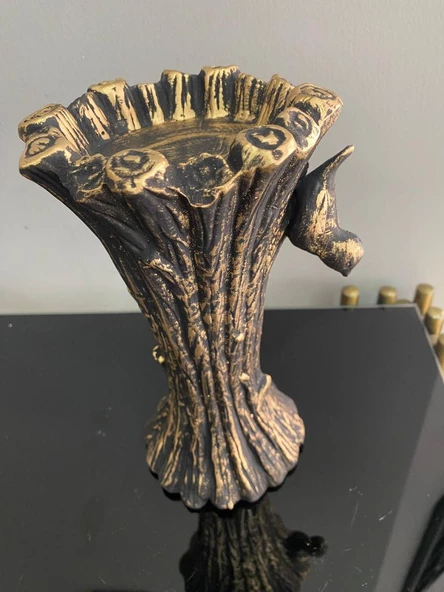 Şamdan mumluk şamdan polyester kütük mum - 3