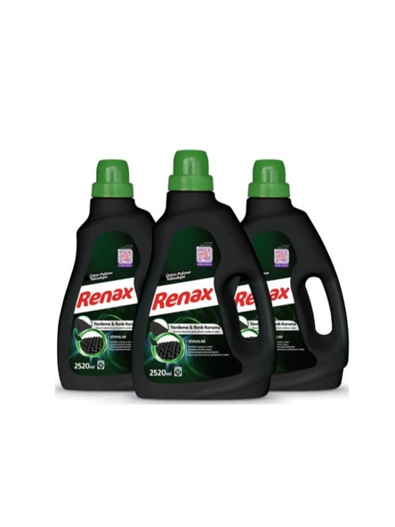 Renax Sıvı Çamaşır Deterjanı Siyahlar 3 x 2520 ML