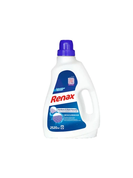 Renax Sıvı Çamaşır Deterjanı Beyaz Ve Renkliler 2520 ML