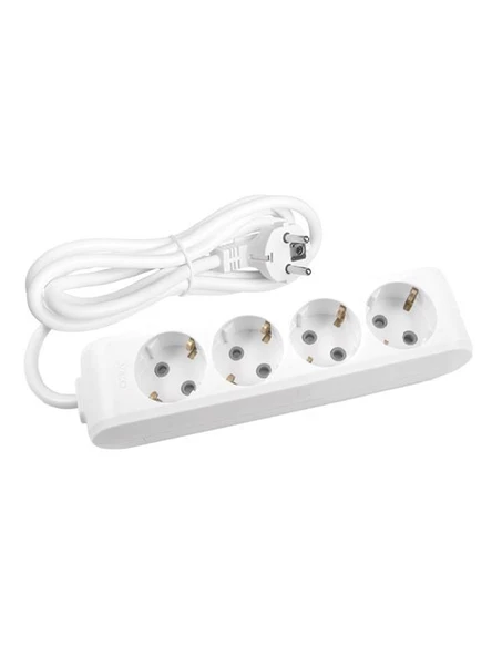 VİKO MULTİ-LET DÖRTLÜ PRİZ TOP KABLOLU Ç.K. 2 MT VK-90113402 - 3