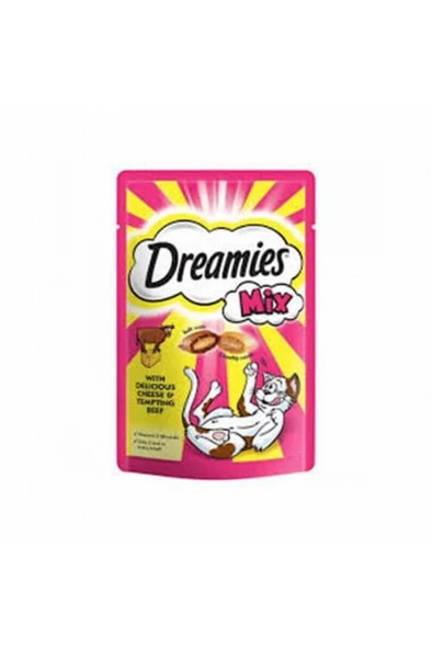 Dreamies Mix Sığır Etli Ve Peynirli Kedi Ödülü 60 gr