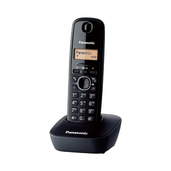 Panasonic KX-TG611 Dect Telefon, Telsiz, Siyah, 50 Rehber - 2